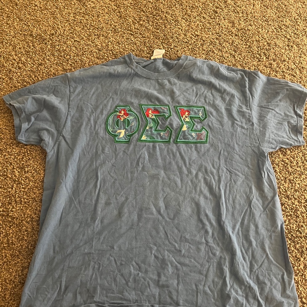 Phi Sigma Sigma Little Mermaid Letters